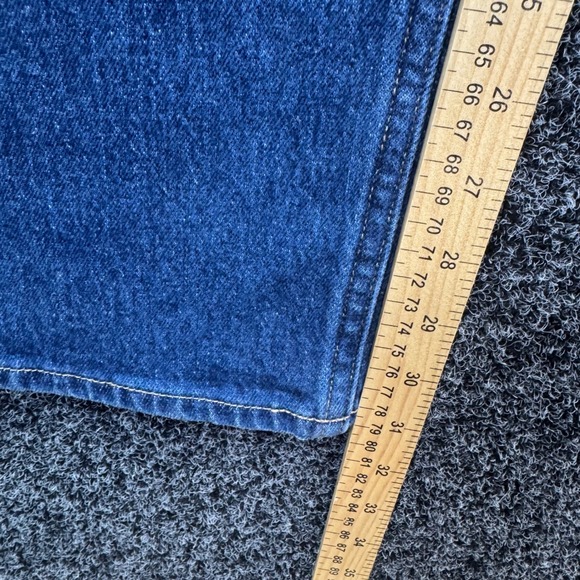 Abercrombie & Fitch Curve Love Ultra High Rise 90s Straight Jeans Blue 31 Long - Picture 5 of 6